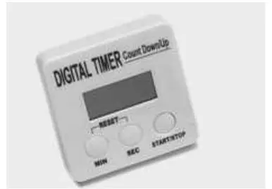 Image of Digital warning clock 'Count Down-Up'